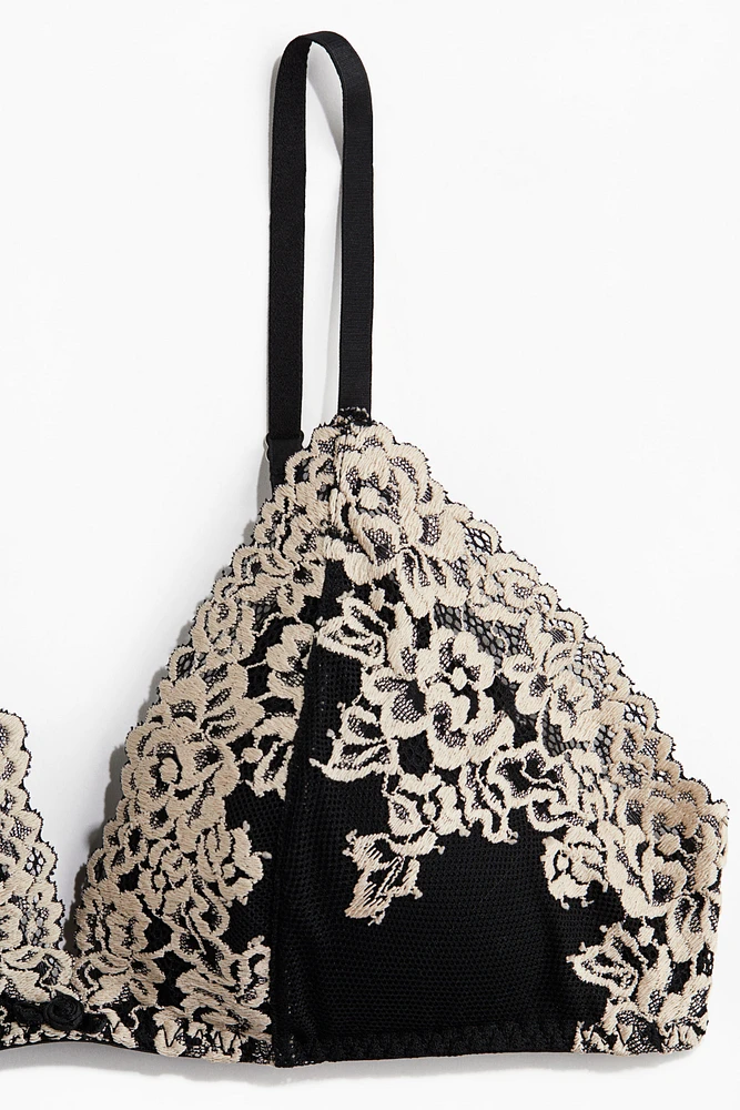 Padded Soft-Cup Lace Bra