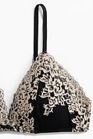 Padded Soft-Cup Lace Bra