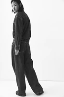 Wide-leg Denim Pants