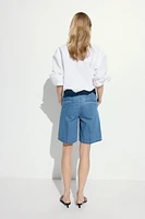 Denim Bermuda Shorts