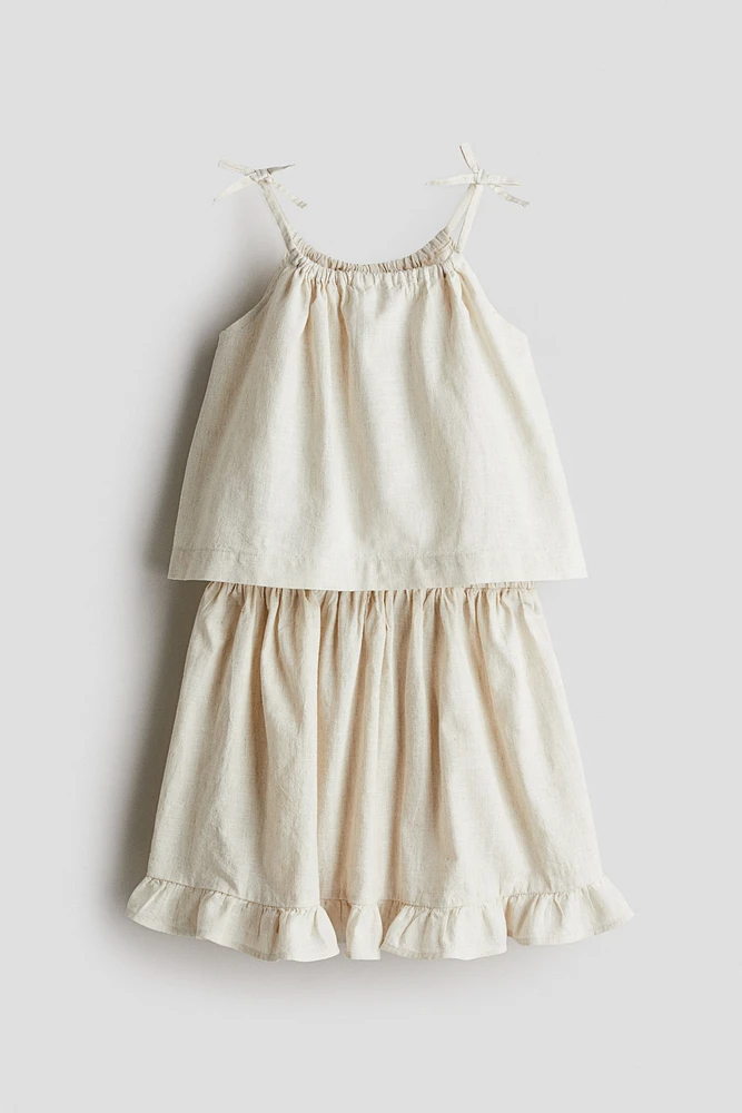 2-Piece Linen-Blend Set