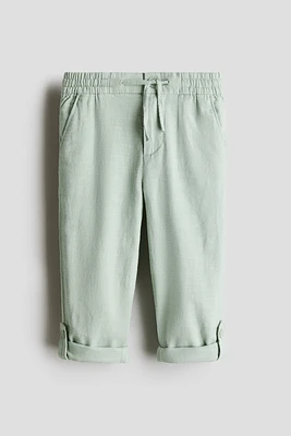 Cotton Roll-Up Chinos