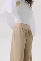 Twill Drawstring Pants