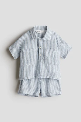 2-Piece Linen-Blend Set
