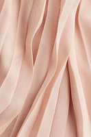 Pleated Chiffon Dress