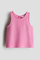 Textured-Knit Tank Top