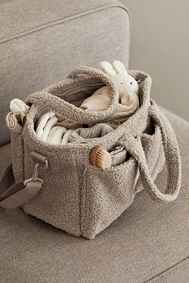Sac à langer en tissu peluche