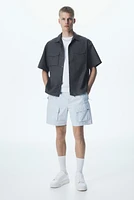 Loose-Fit Short-Sleeved Utility Shirt
