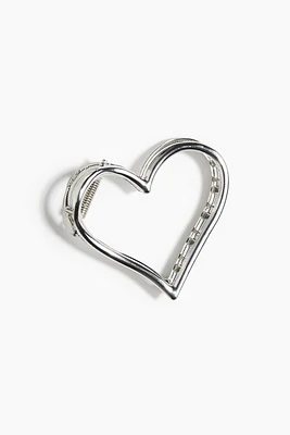 Heart-Shaped Hair Claw