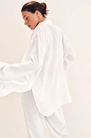 Linen-Blend Shirt