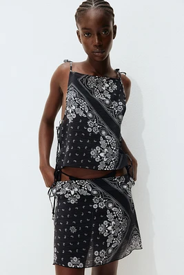 Tie-Detail Beach Skirt