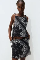 Tie-Detail Beach Skirt