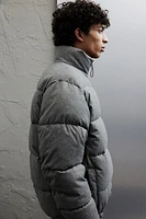 Loose Fit Water-Repellent Puffer Jacket