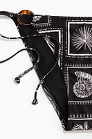 Tie tanga bikini bottoms