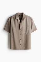 Chemise ample avec col cubain