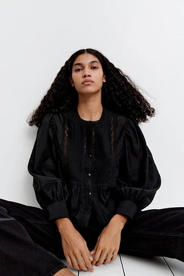 Blouse with Pintucks