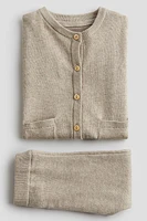 2-piece Fine-Knit Cotton Set