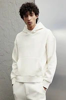 Loose Fit Ribbed Hoodie