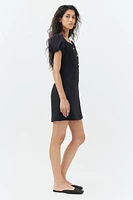 Puff-Sleeved Dress