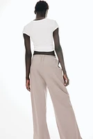 Cotton Drawstring Pants