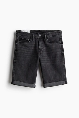 Slim Denim Shorts