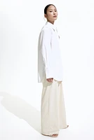 Wide-Leg Jersey Pants