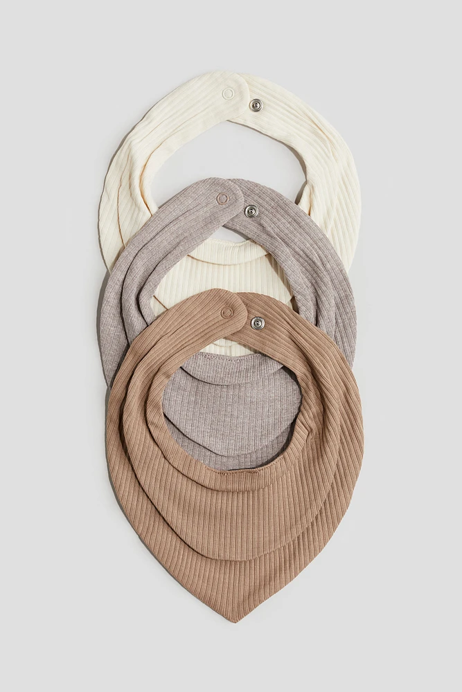 3-pack Ribbed Triangular Scarves