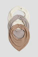 3-pack Ribbed Triangular Scarves