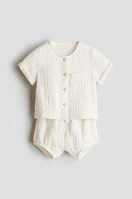 2-Piece Cotton Muslin Set