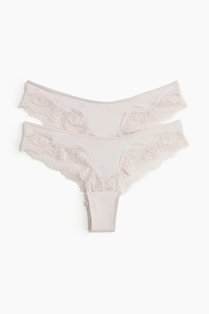 2-pack Microfiber Brazilian Briefs