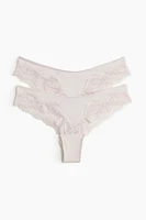 2-pack Microfiber Brazilian Briefs