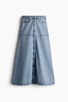 A-Line Denim Skirt