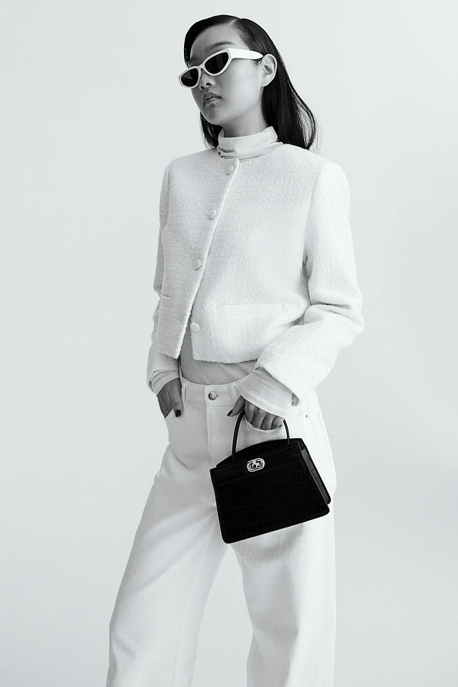 Bouclé-Weave Jacket