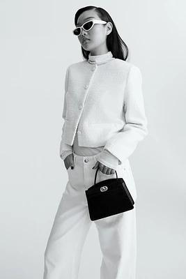 Bouclé-Weave Jacket