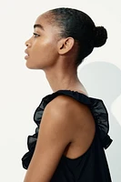 Ruffle-Trimmed Dress