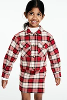 Veste courte en flanelle