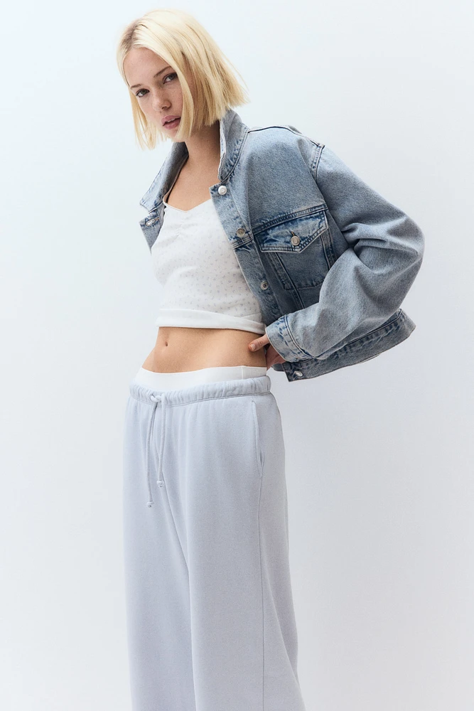 Wide-leg Joggers