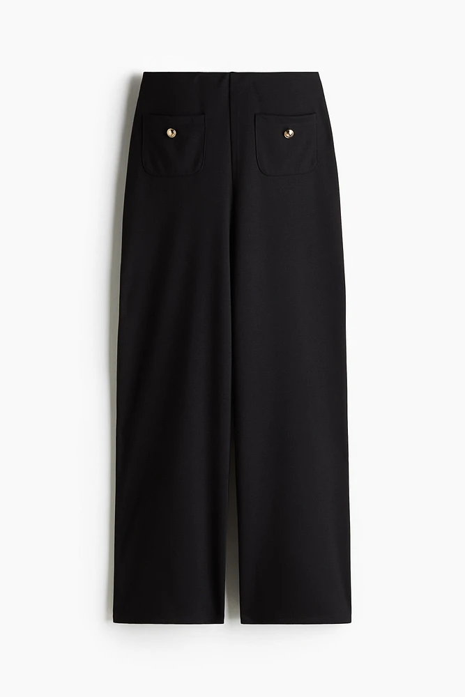 Pantalon large en jersey
