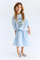 Patterned Pointelle Skirt