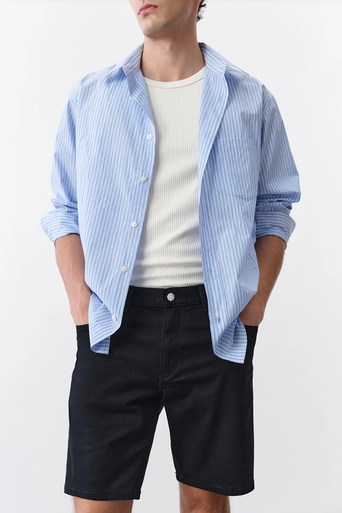 Regular-Fit Twill Shorts