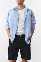 Regular-Fit Twill Shorts