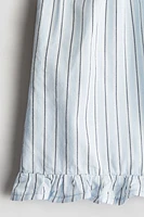 Ruffle-Trimmed Cotton Shorts