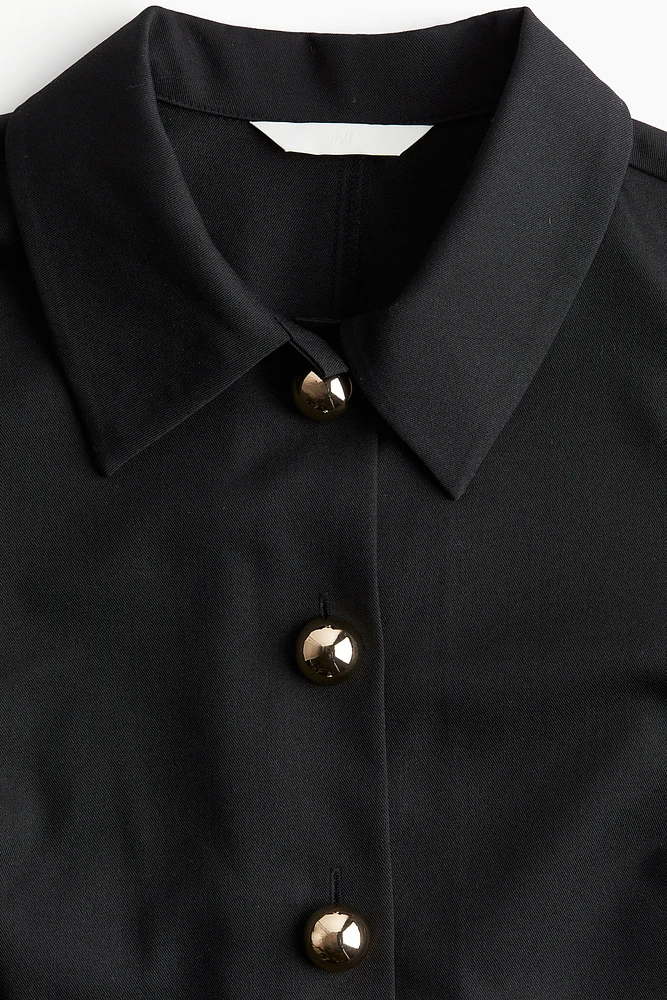 Twill Shirt Dress