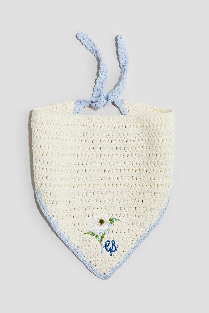 Embroidered-Detail Headscarf