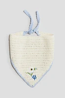 Embroidered-Detail Headscarf