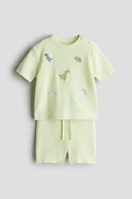 2-Piece Textured Cotton Set