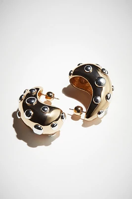 Studded Dome Earrings