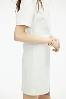 Denim Dress with Collar