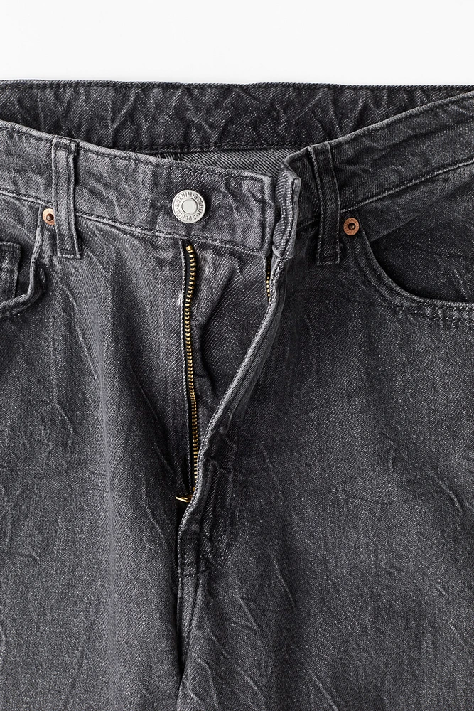 Curvy Fit Baggy High Jeans