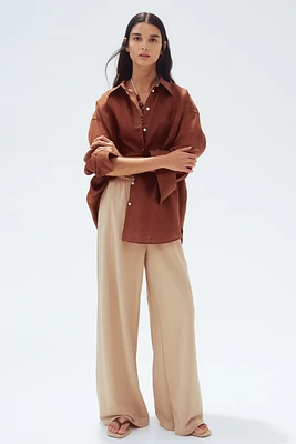 Oversized Linen Shirt